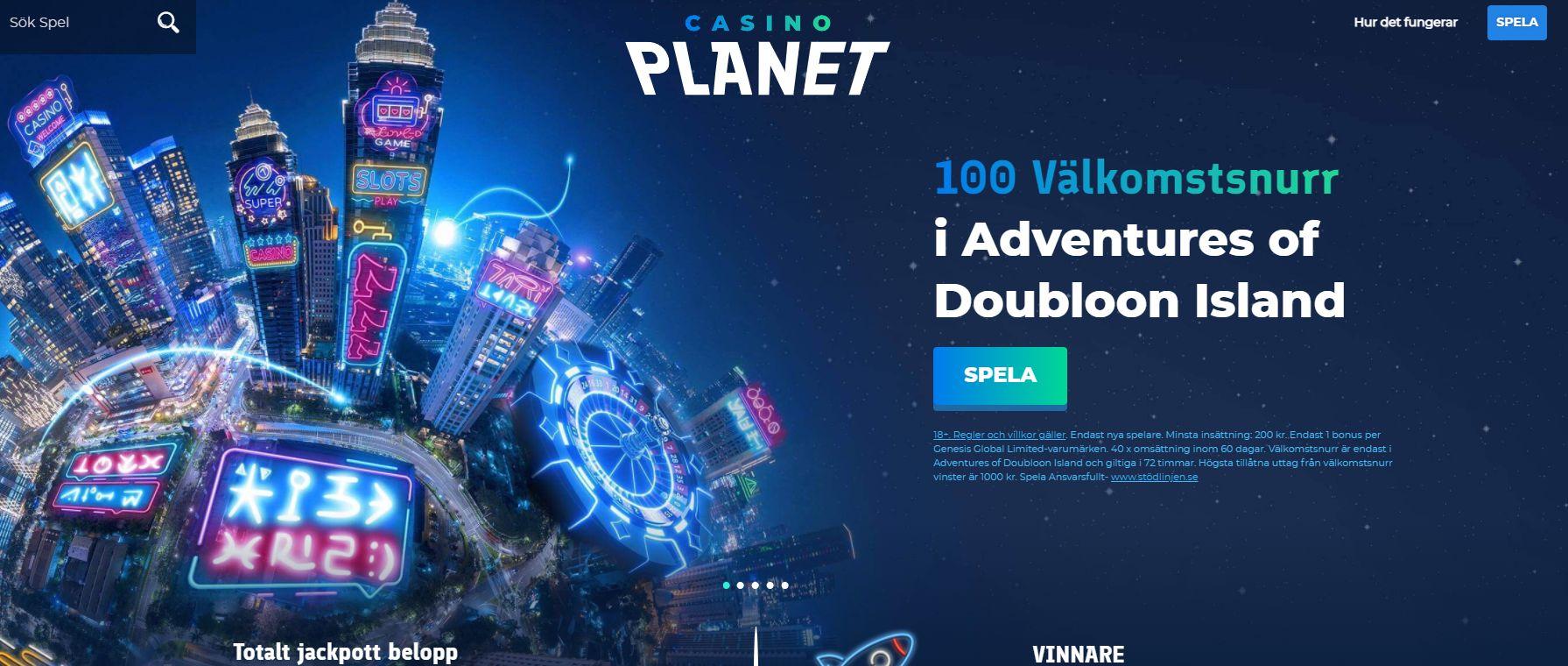 Casino planet start