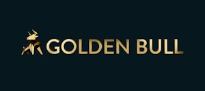 Golden bull logo background