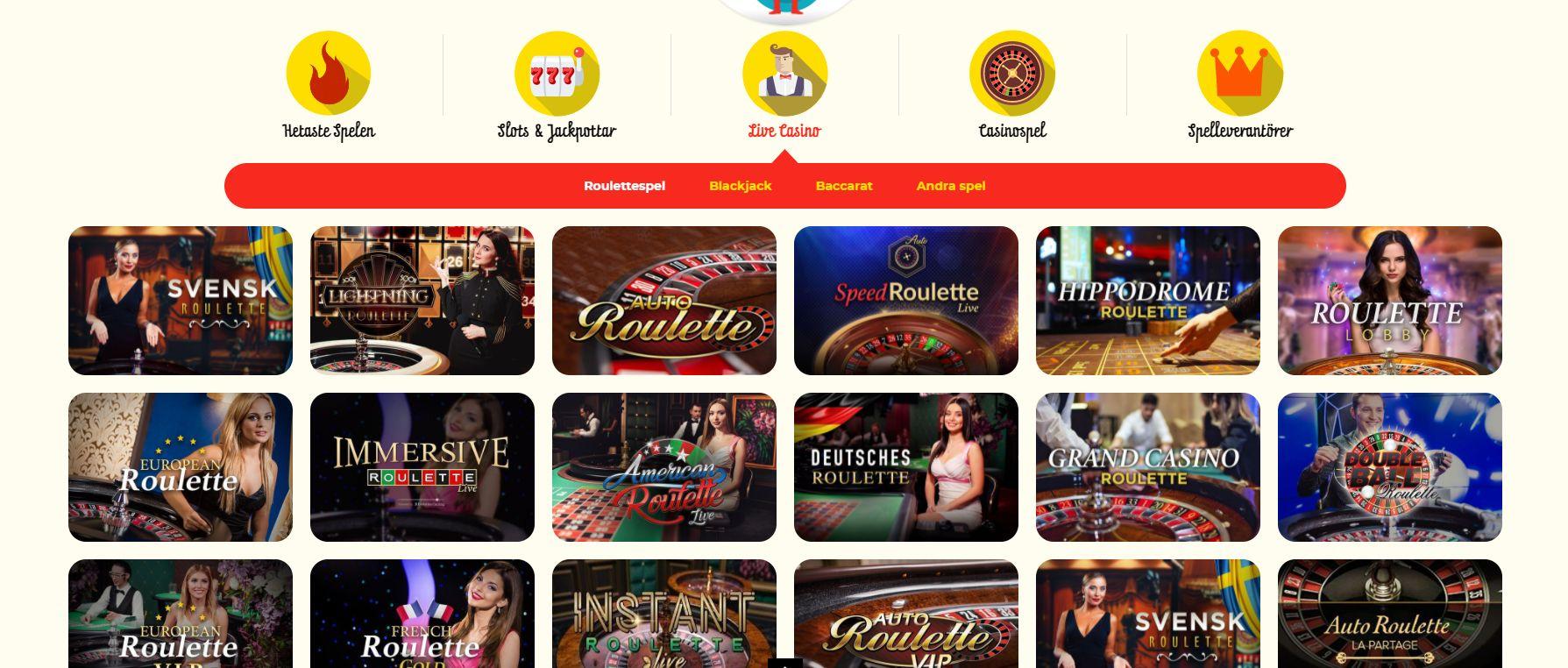 Kassu live casino