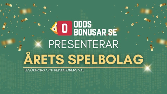 Oddsbonusar arets spelbolag 2025